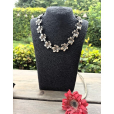 Zamak ketting flower