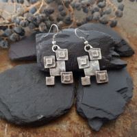 Zamak oorbellen Leila