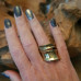 Brons ring Becca